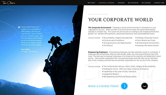 Tina Olivero Website Design