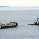 McKeil’s tug and barge sailing the shores of Newfoundland and Labrador