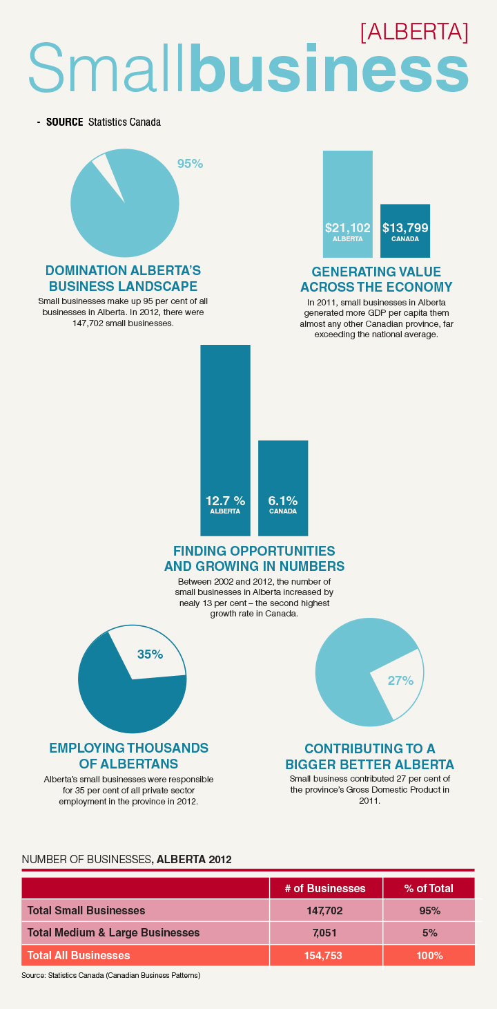 small business alberta infographic
