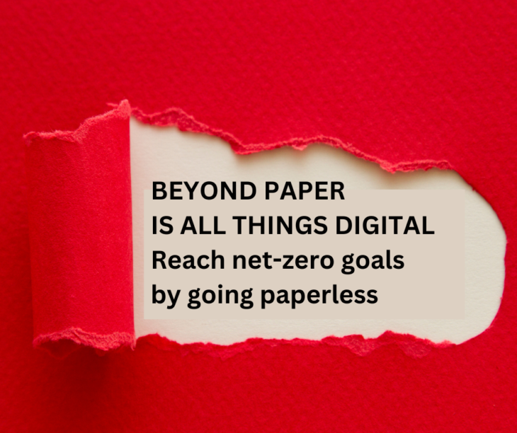 Go paperless
